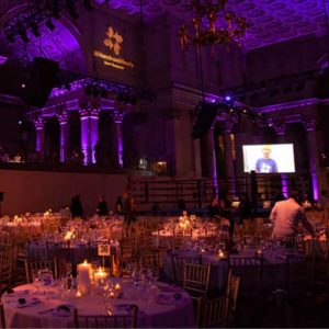 Fight-For-Education-Fundraising.jpg Decorated Fight For Education Cipriani Ballroom, with lights and decor