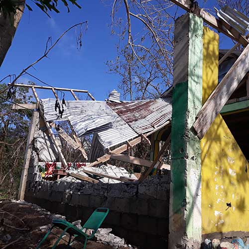 Socorro en Casos de Desastre de Tifón Mangkhut Filipinas