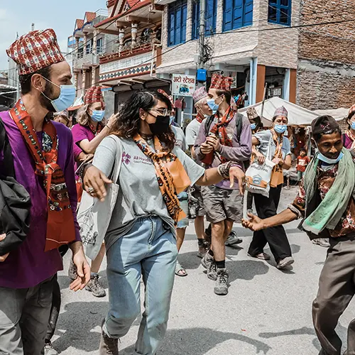 celebraciones en las calles