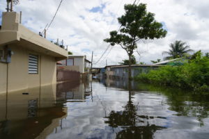 Agua estancada encontrada días después de las lluvias